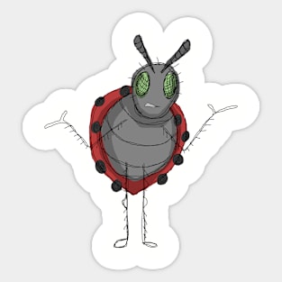 Lady Bug? Gentlemen Bug? We don't know. Sticker